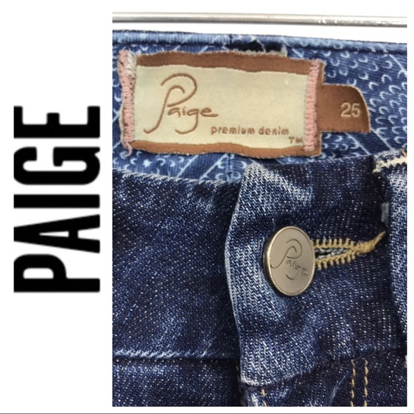 💕SALE💕 Paige “Pico” Embroidered Premium Denim - Picture 5 of 8
